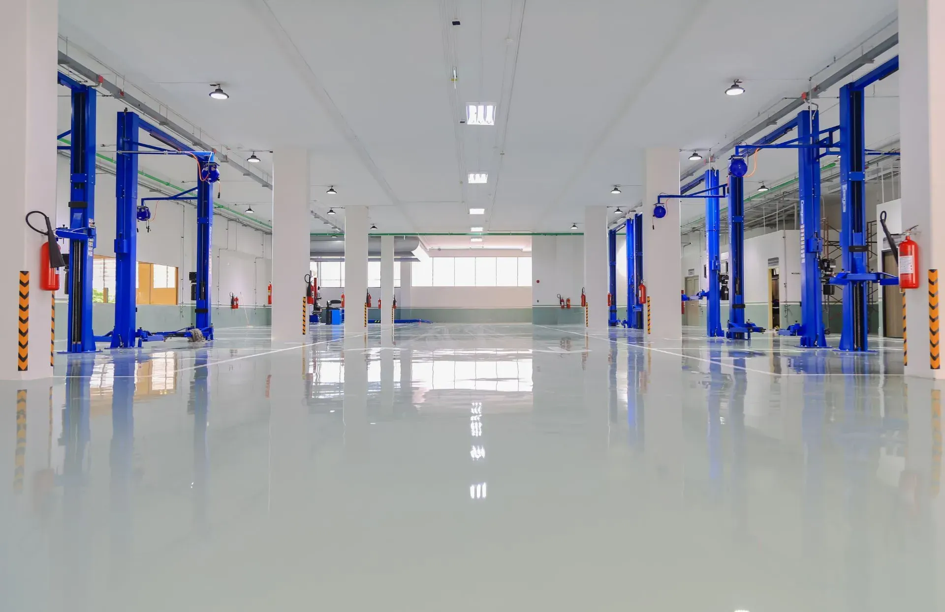 Polished White Flooring — Fishers, IN — High-Tech Flooring