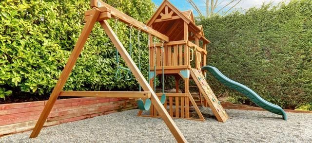 Backyard playground for kids