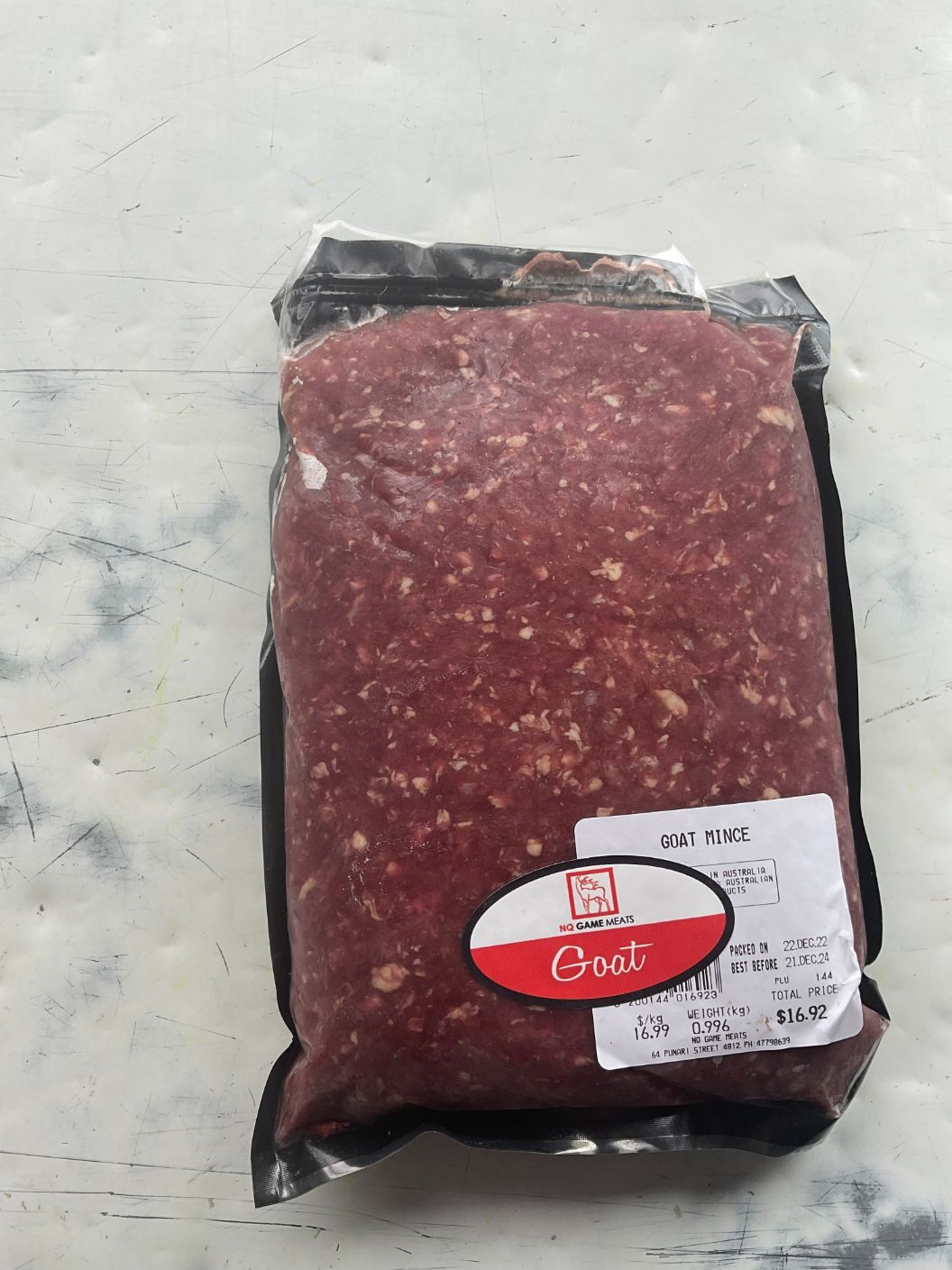Goat Mince — Game Meat Butcher in Currajong, QLD