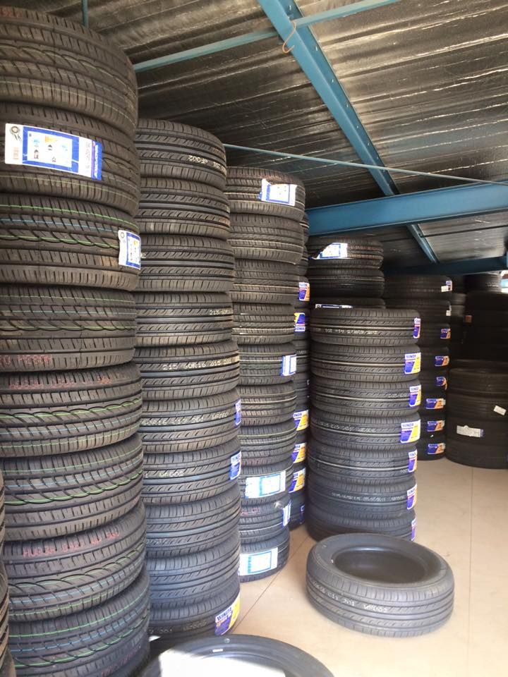 Warehouse Filled With Lots Of Tyres — Tyre Master Albury In East Albury, NSW