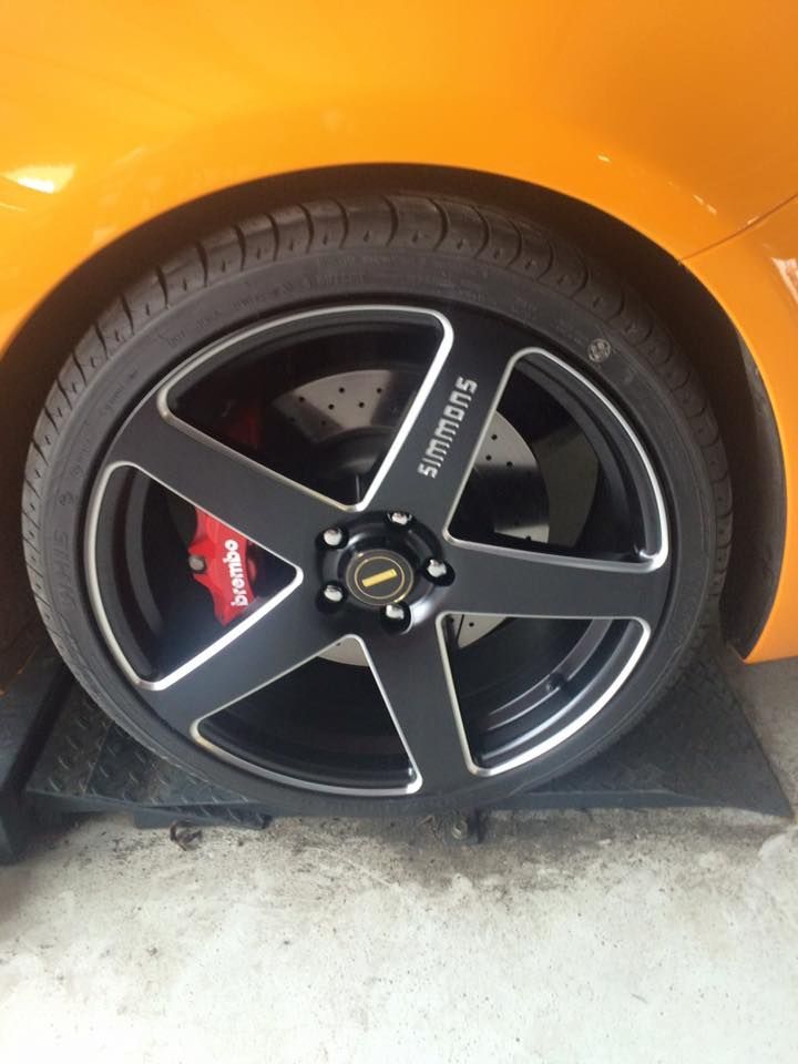 Car Tyre Of A Yellow Car — Tyre Master Albury In East Albury, NSW