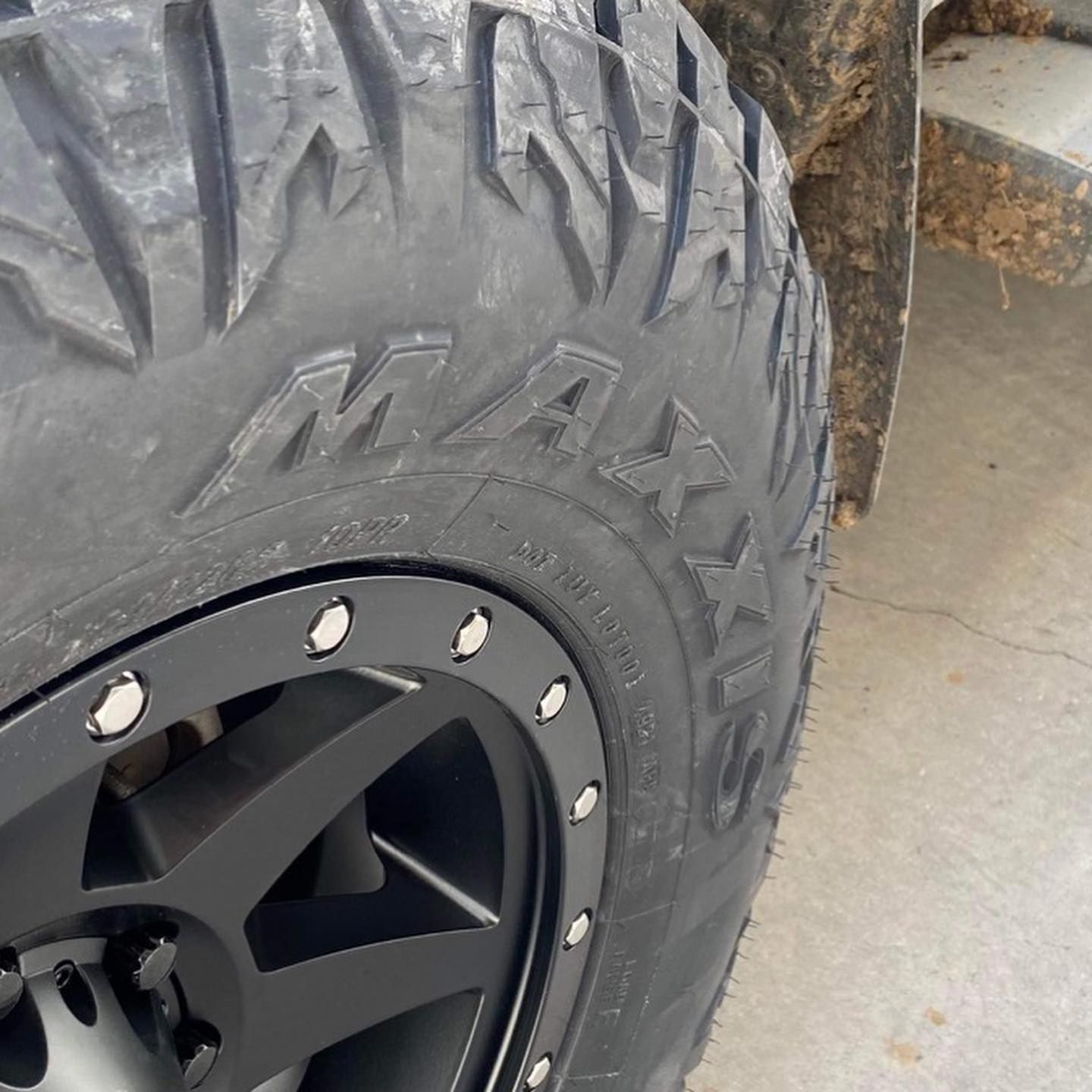 Close Up Of A Maxxis Tyre — Tyre Master Albury In East Albury, NSW