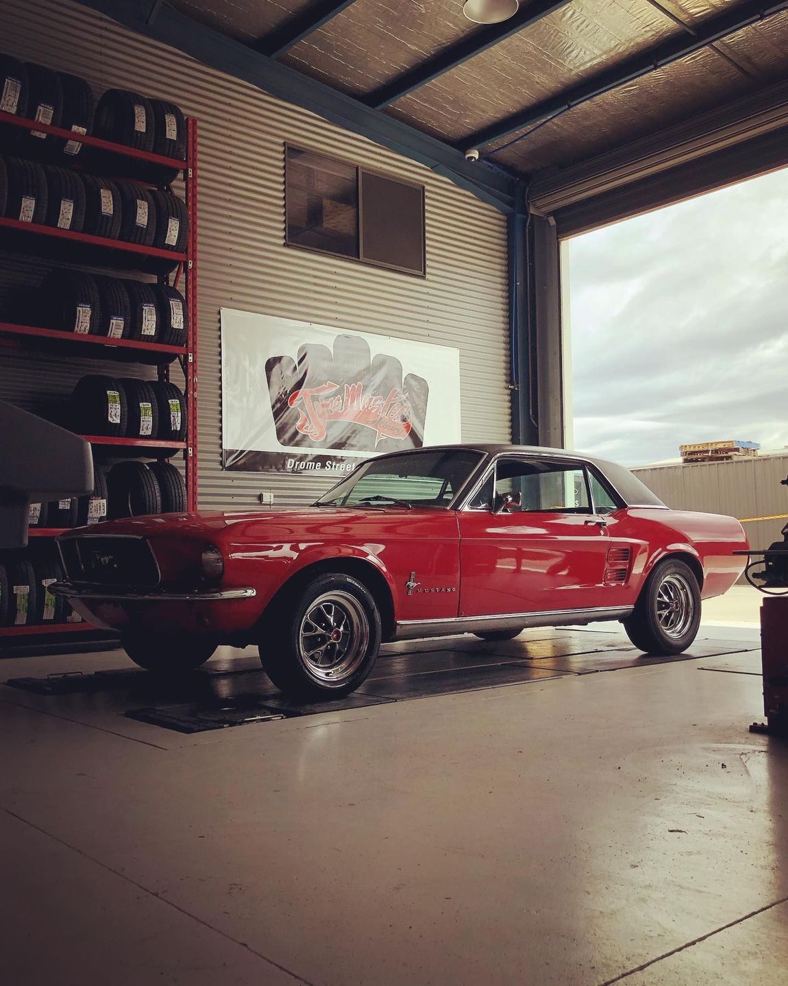 Slick '67 Mustang In Fresh Tyres And A Wheel Alignment — Tyre Shop in Albury, NSW