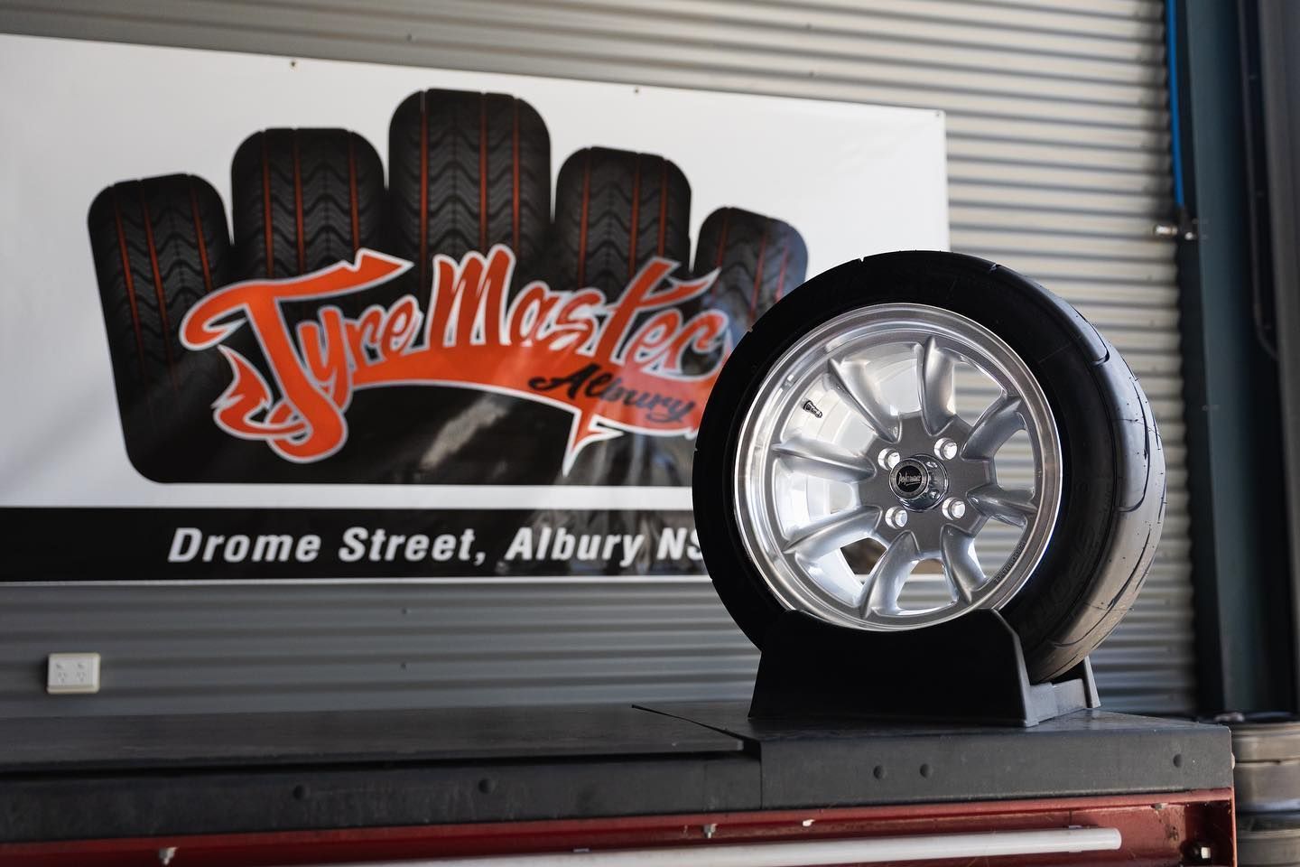 A Tyre on Display — Tyre Master Albury In East Albury, NSW