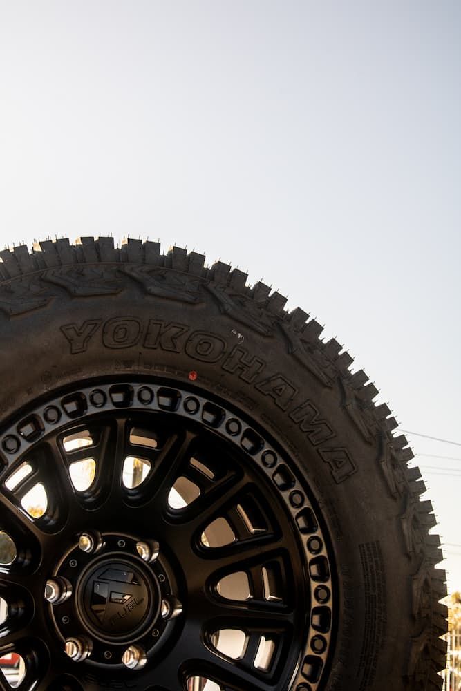 A Close Up Of A Tire On A Wheel With A Blue Sky In The Background — Tyre Master Albury In Corowa, NSW