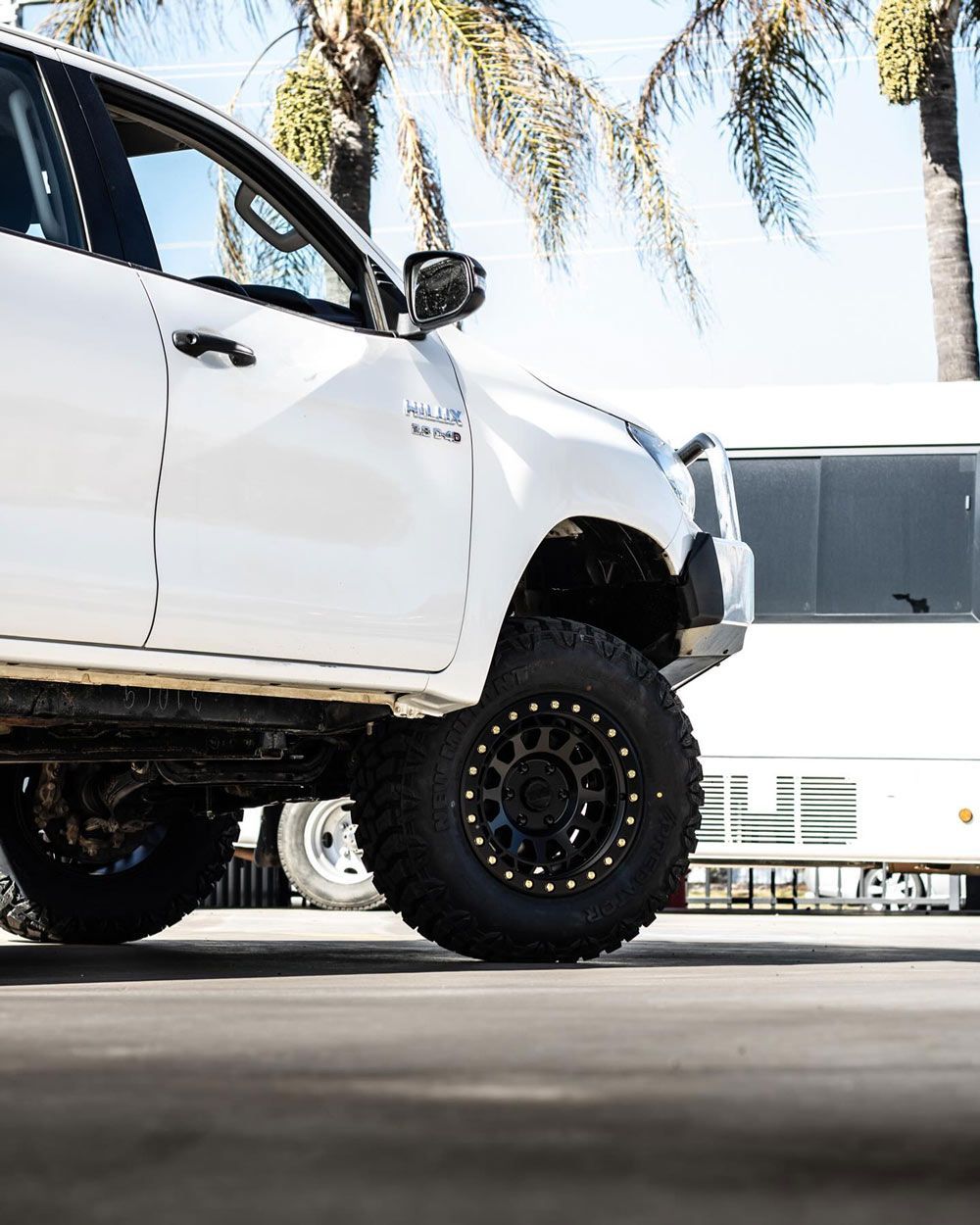 A White Vehicle With High-quality Tyres — Tyre Master Albury In East Albury, NSW