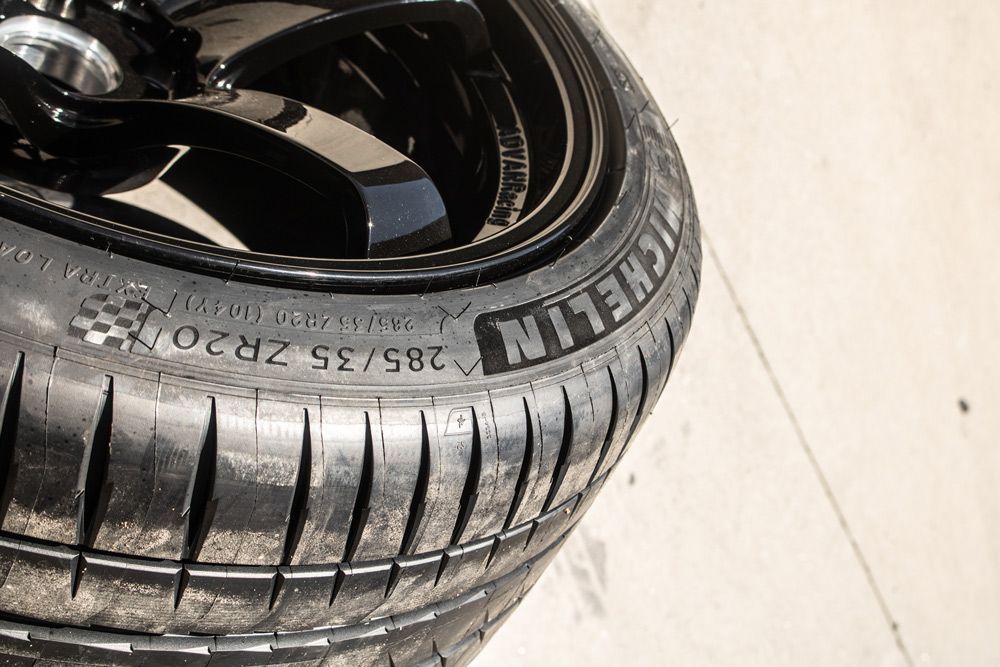 Second-Hand Tyres Ready for Installation