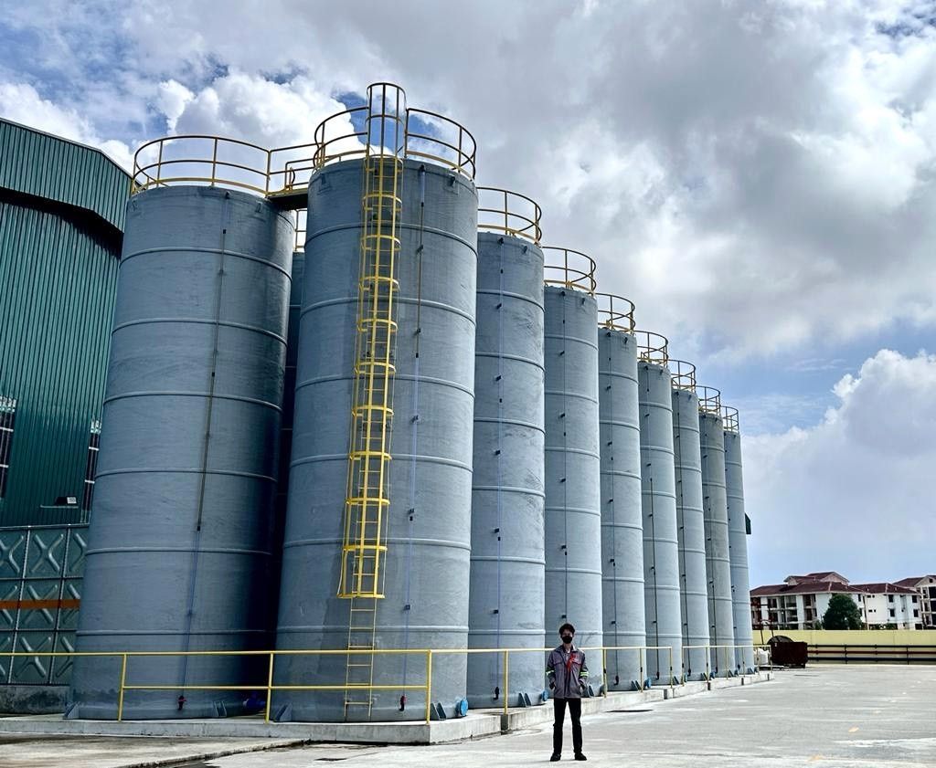 100M3 Fiberglass (FRP) Water Storage Tank