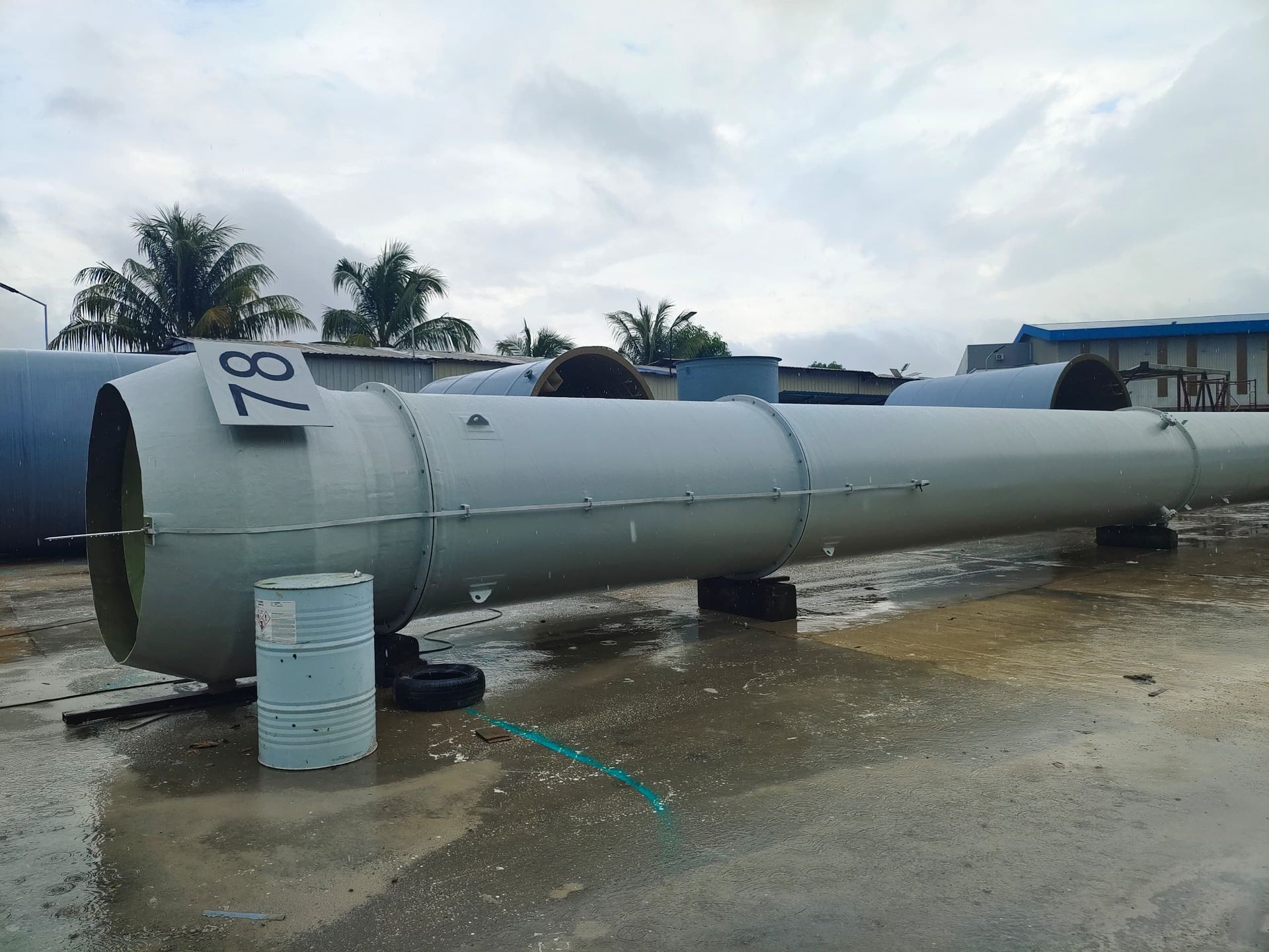 Fiberglass (FRP) Chimney Stack