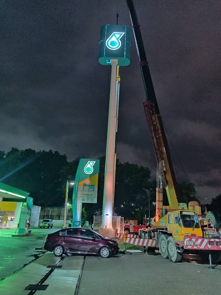 Petronas Gas Station Signboard