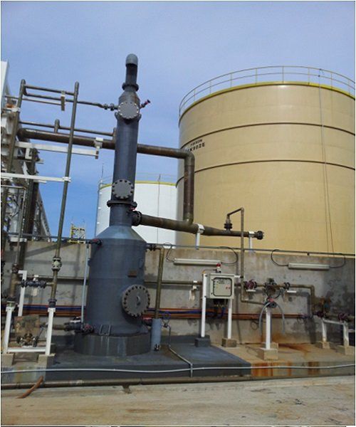 Packed Bed Fiberglass (FRP) Scrubber Tower 