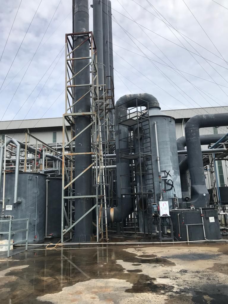 Air Pollution Control System Fiberglass (FRP) Scrubber System