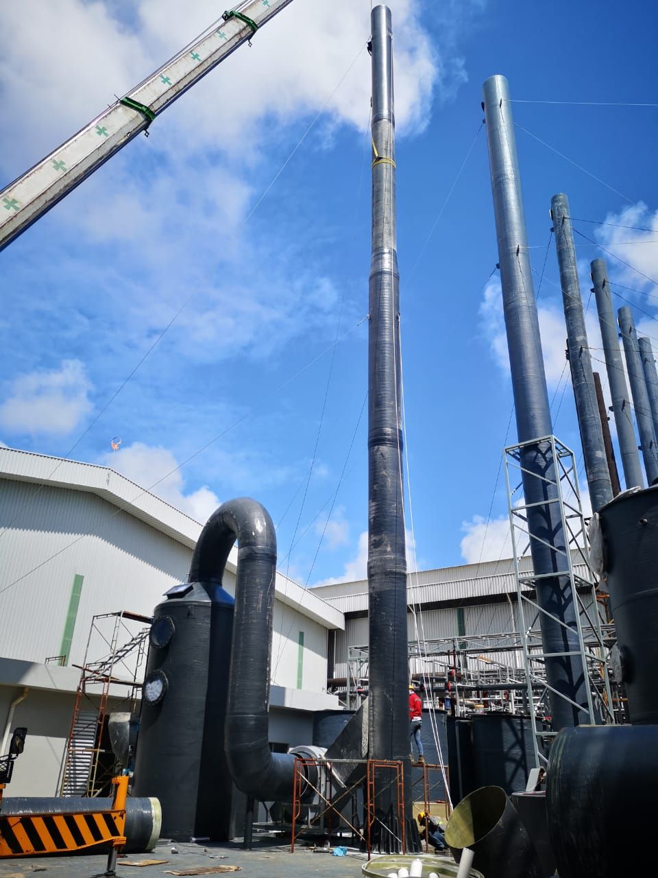 Air Pollution Control System Fiberglass (FRP) Scrubber System