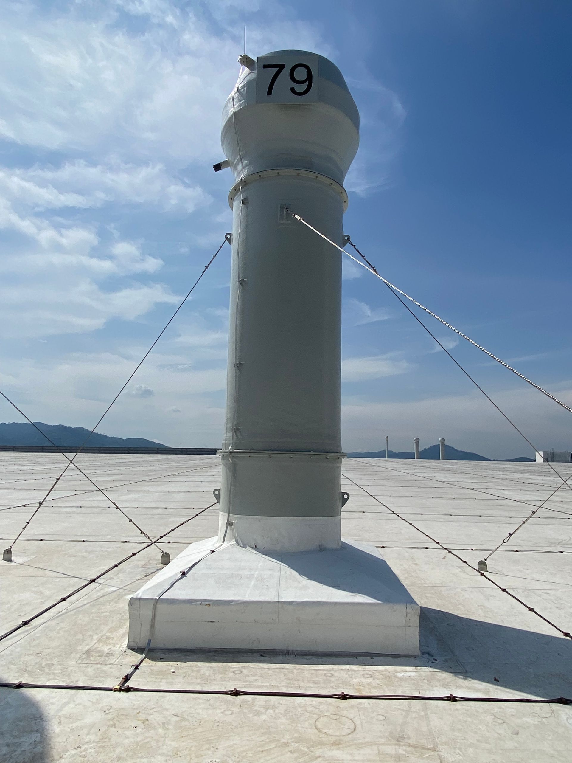 Above Roof Stack with Rain Cap