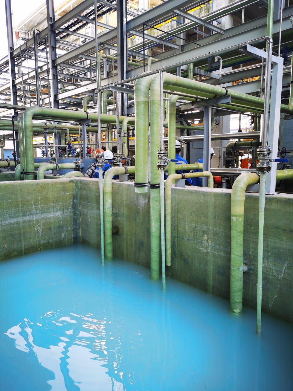 Sump Pit Fiberglass (FRP) Lining