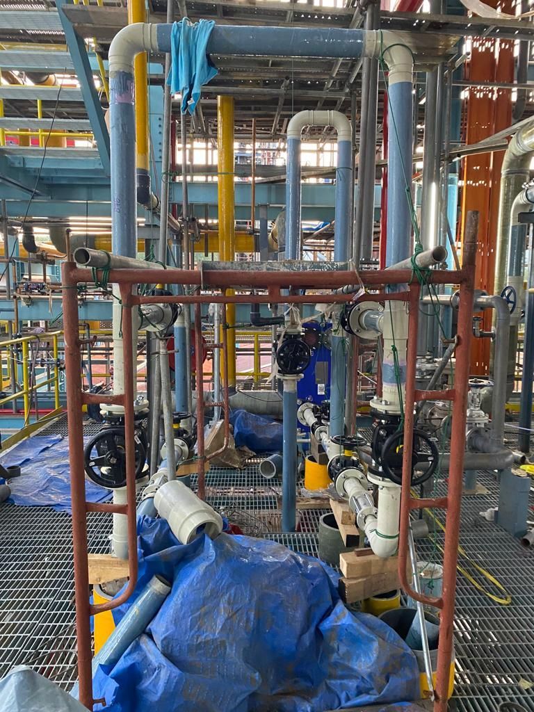 Chemical Process Plant Thermoplastic PVC, CPVC, PP, FRP, HDPE, PVDF, ECTFE & PTFE