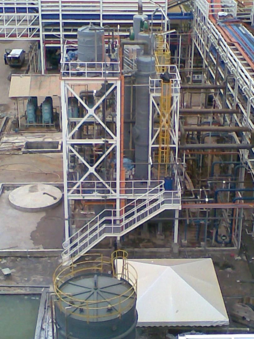 Chemical Process Plant Thermoplastic PVC, CPVC, PP, FRP, HDPE, PVDF, ECTFE & PTFE