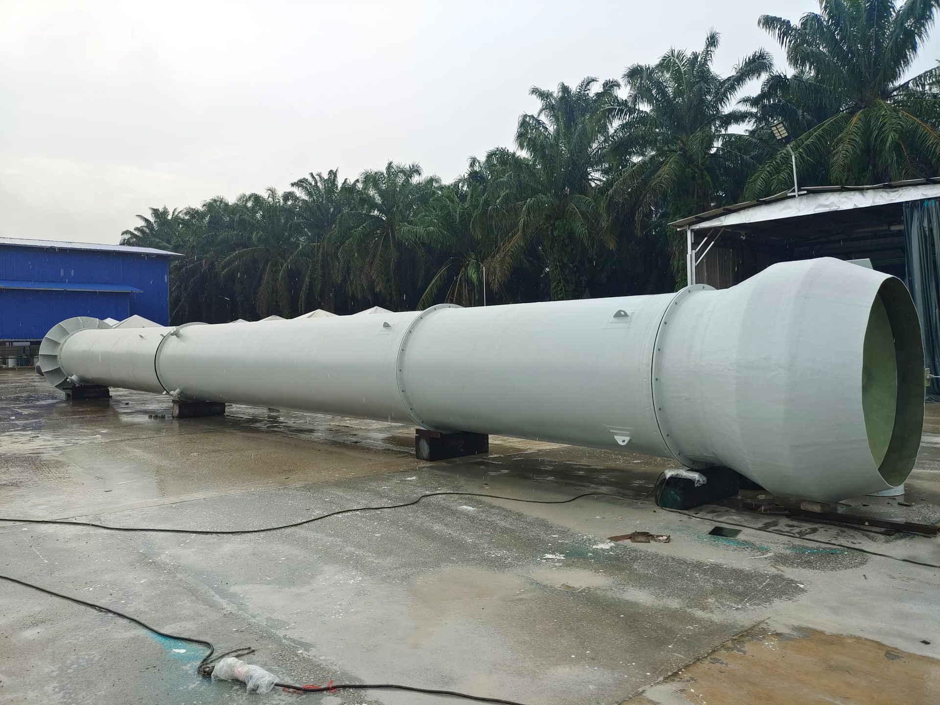 Fiberglass (FRP) Chimney Stack