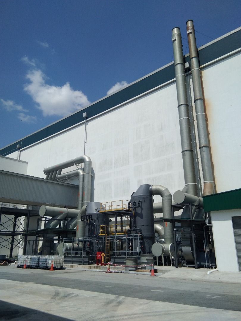 Air Pollution Control System Fiberglass (FRP) Scrubber System