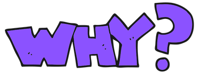 Large purple cartoon font with the word 