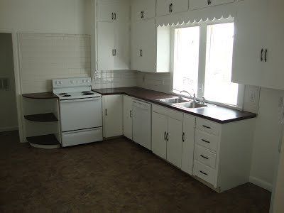 the kitchen