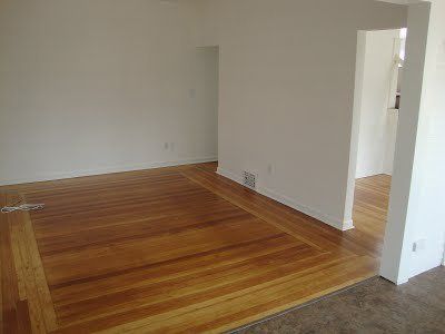the living room with hard wood floors