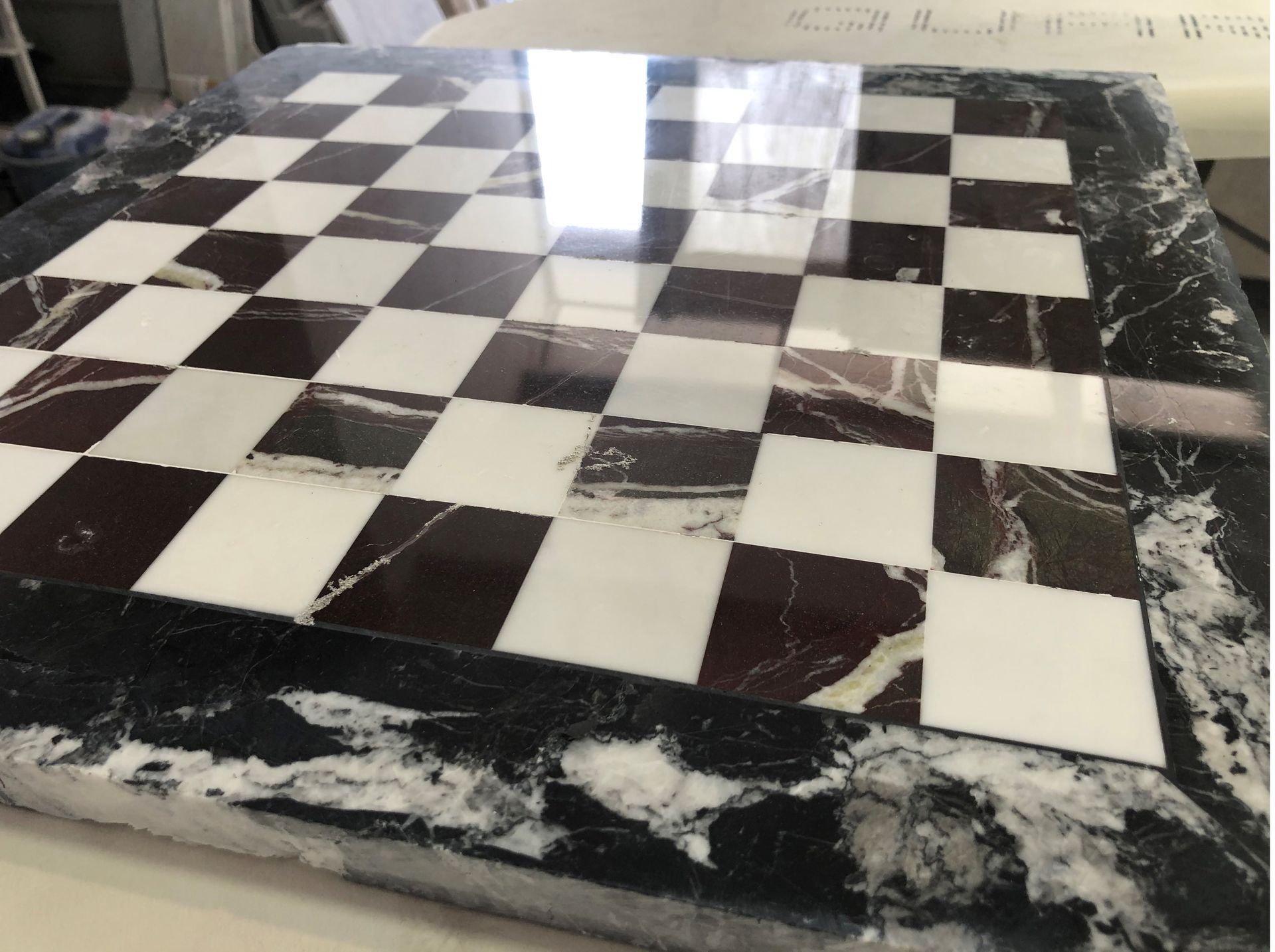 Scacchiera in marmo