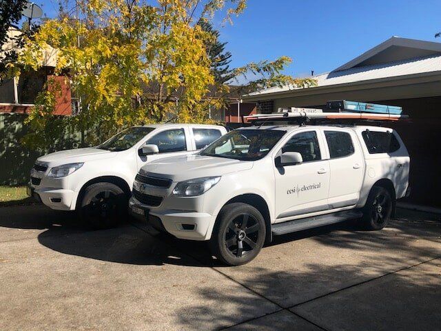 Work Vehicles — Electrician in Noraville, NSW