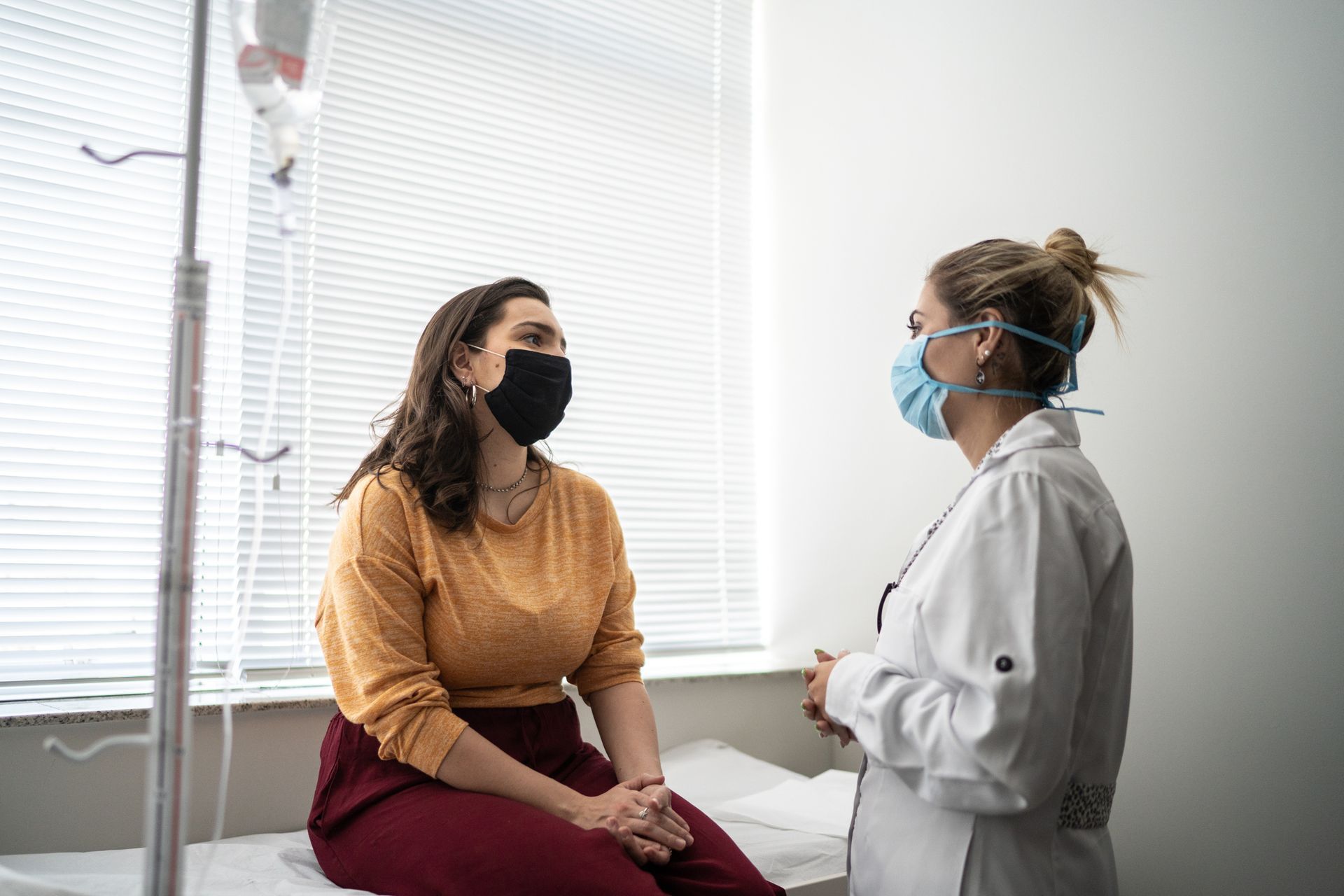 Woman Wearing Mask - San Antonio, TX - La Femme OB/GYN