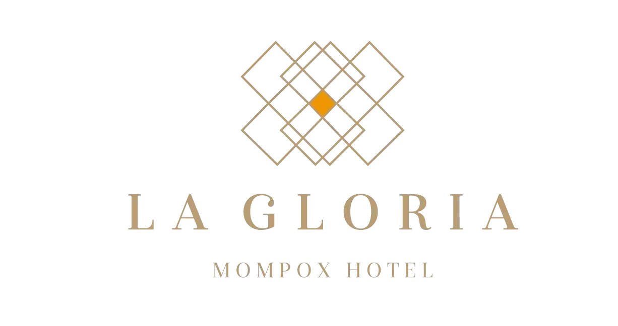 Un logotipo para un hotel llamado La Gloria.