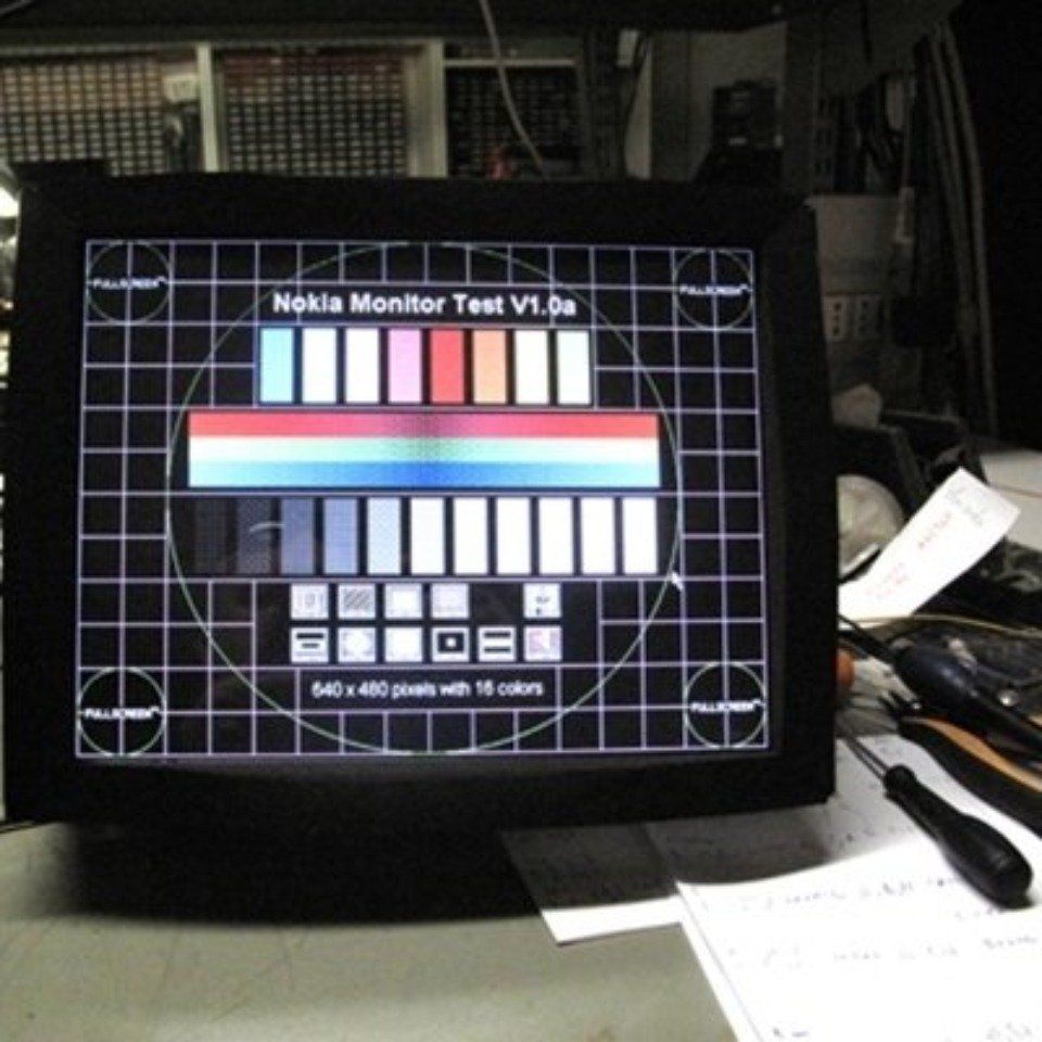 monitor per macchinari guasto