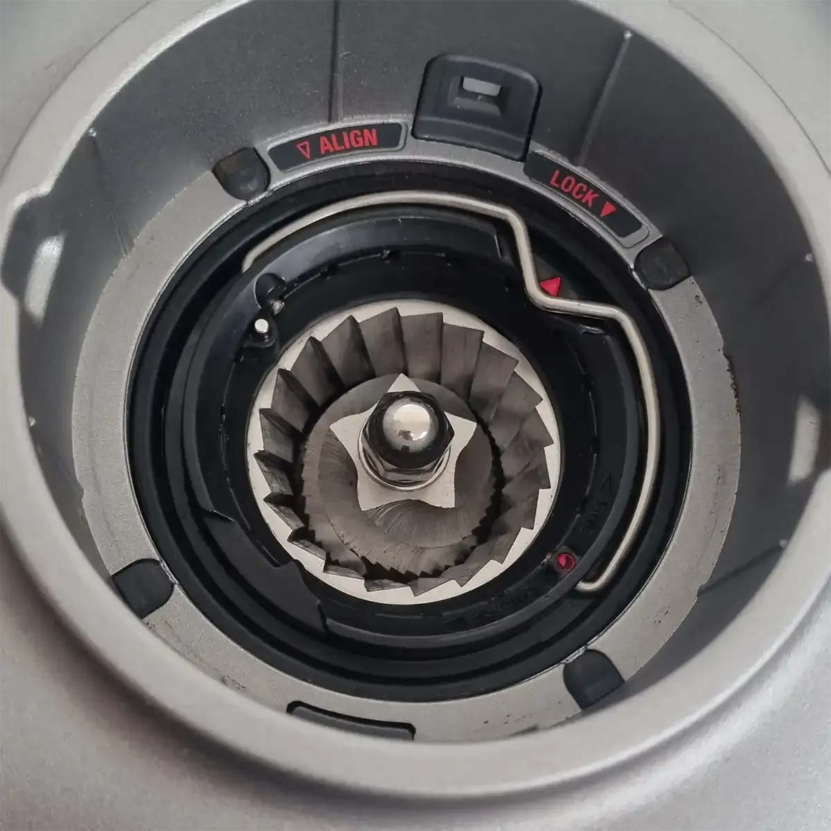 Coffee machine grinder after cleaning | Find the Grind, Ballarat
