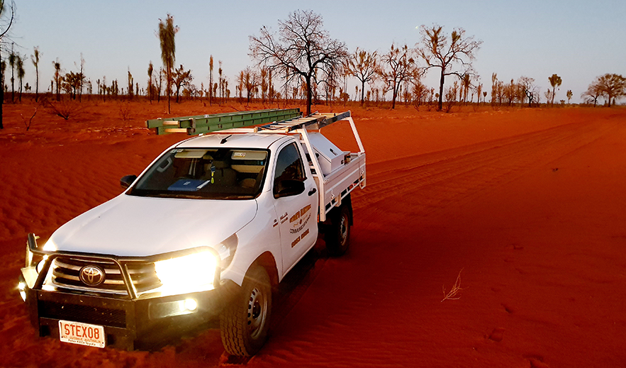 Electrician with Rolled Wire — Electrician in Alice Spring, NT Electrician with Rolled Wire — Electrician in Alice Spring, NT