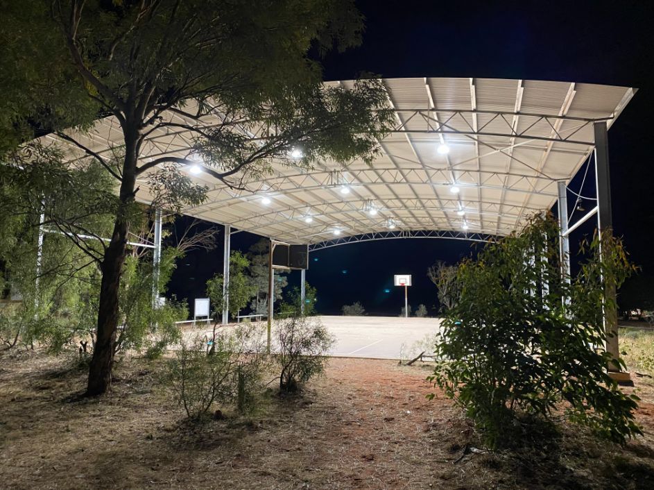 Basketball Court Lighting — Commercial Electrical in Ciccone, NT