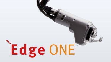 Edge One logo and photo of laser device