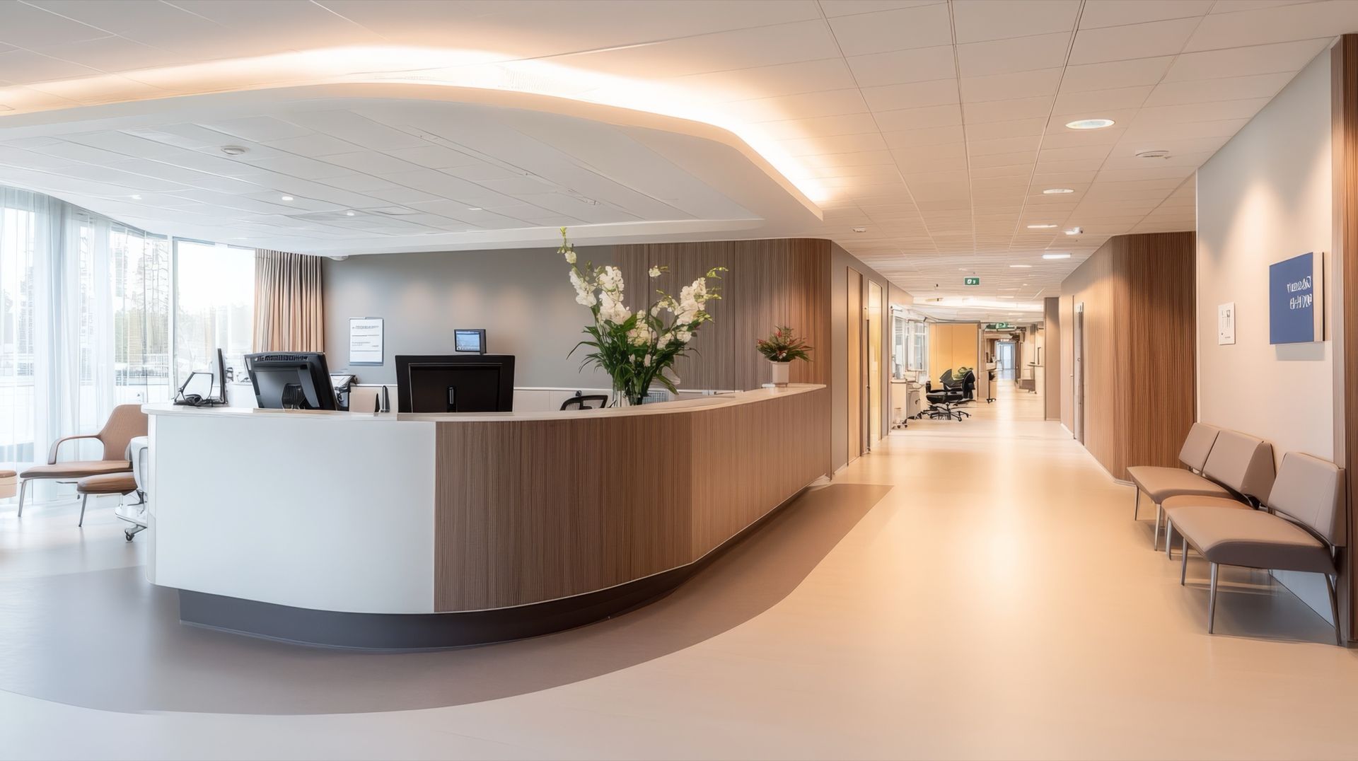 Medical Health Hospital Reception Area