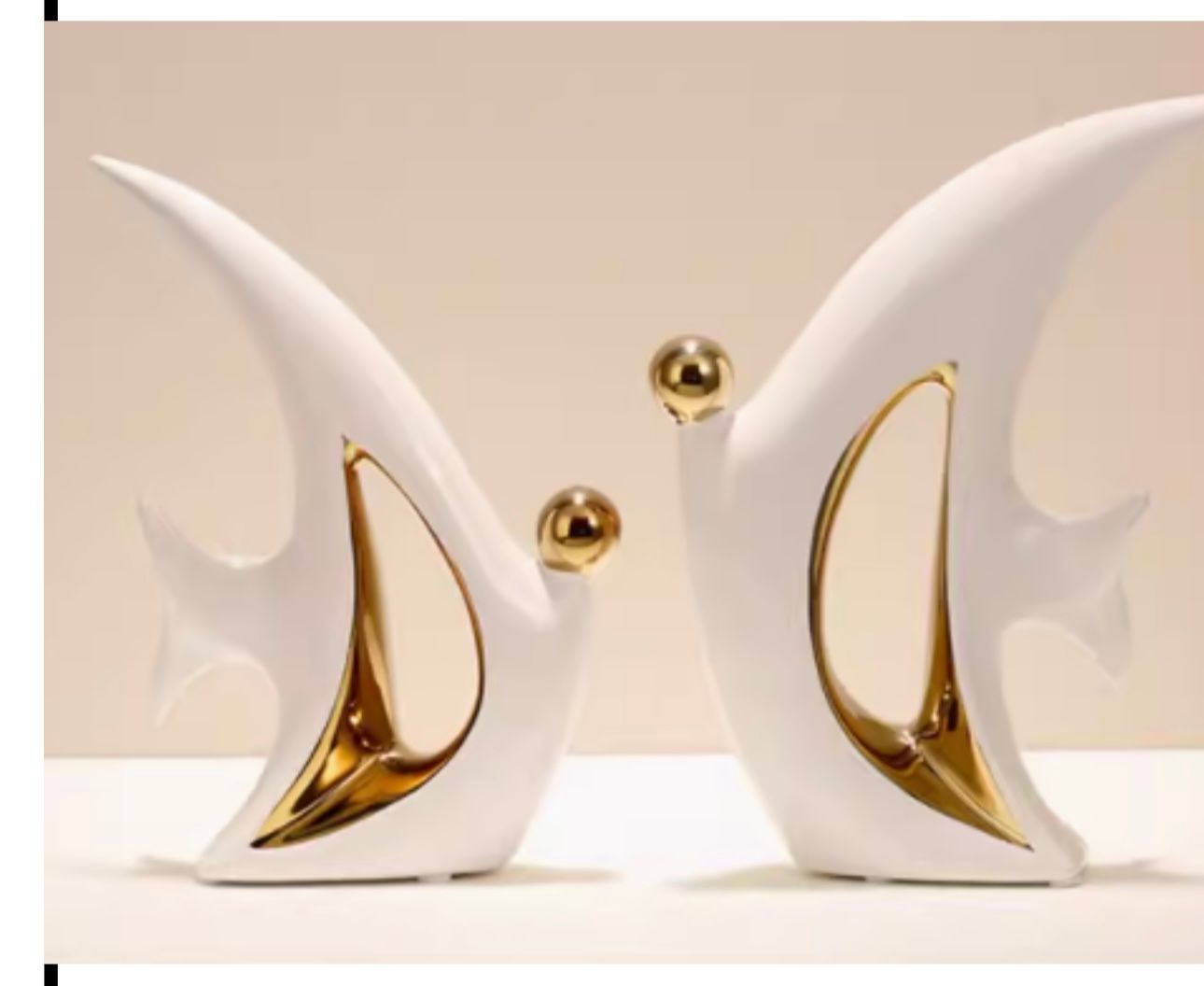 Ethereal Fin Abstract Marine Sculptures