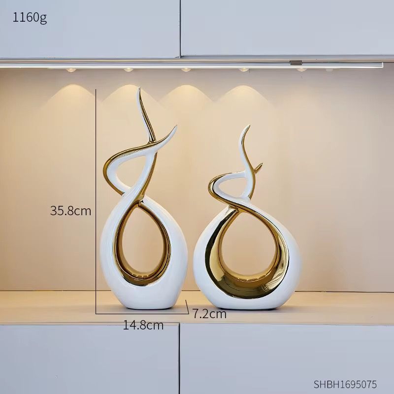 Serenity Infinity Abstract Sculpture Set