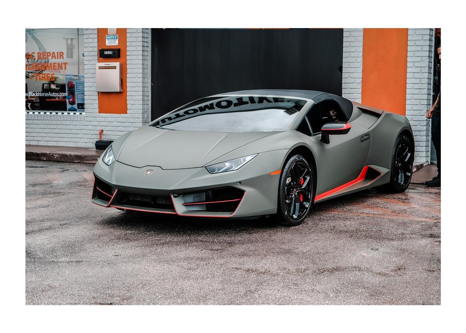 Ready for Combat Lamborghini | Black Horse Automotive