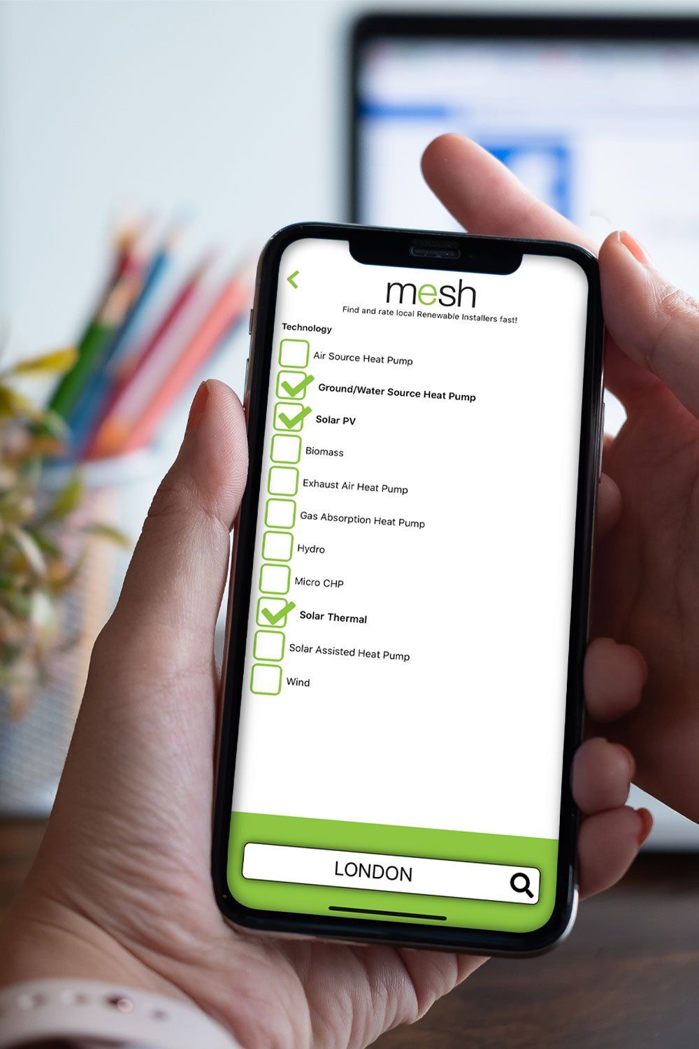 Mesh App - Mock Up