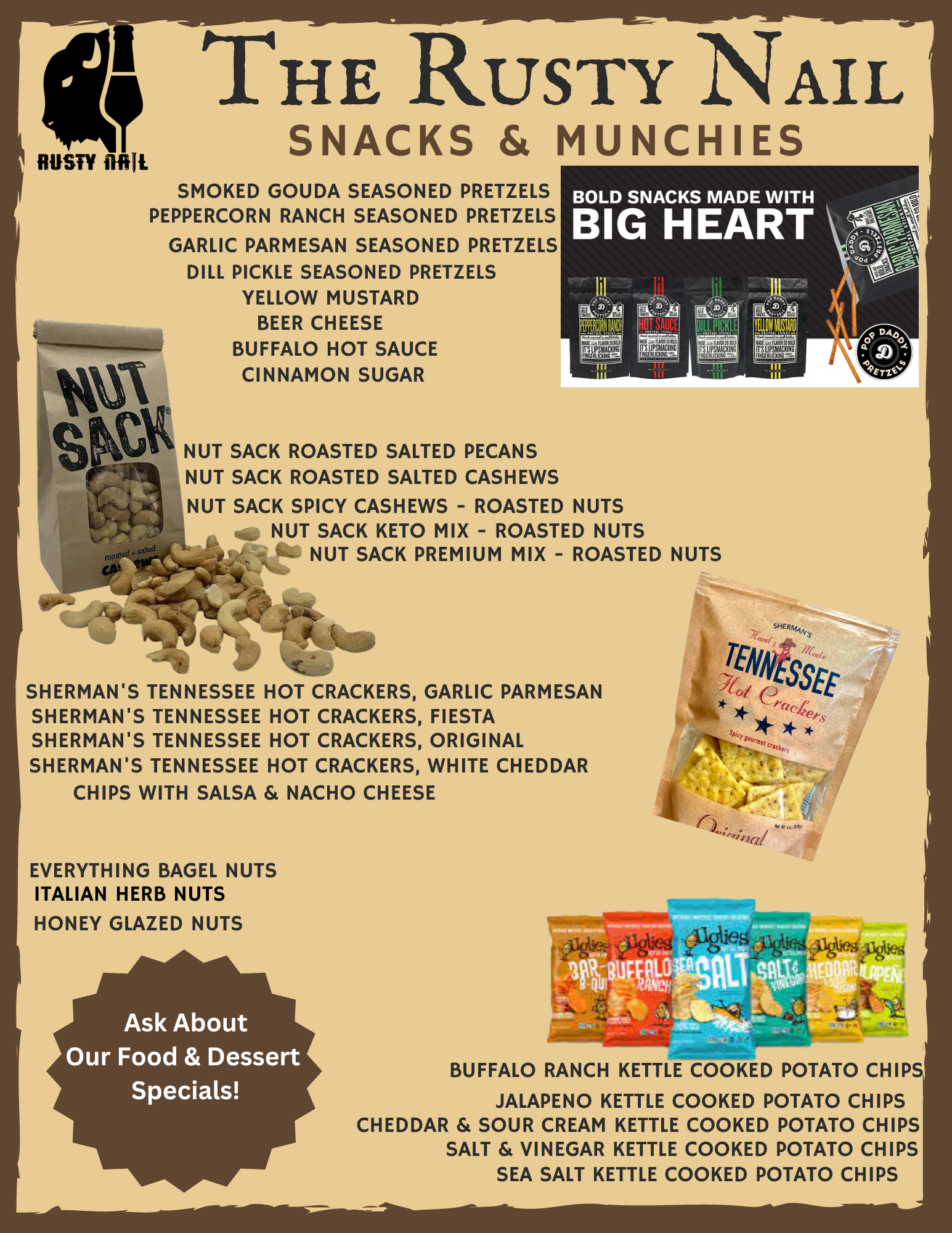 RUSTY NAIL Rustic Buffalo Artisan Market