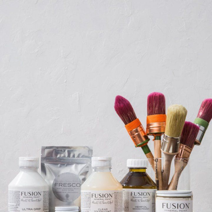 Fusion Mineral Paint Brushes and Products