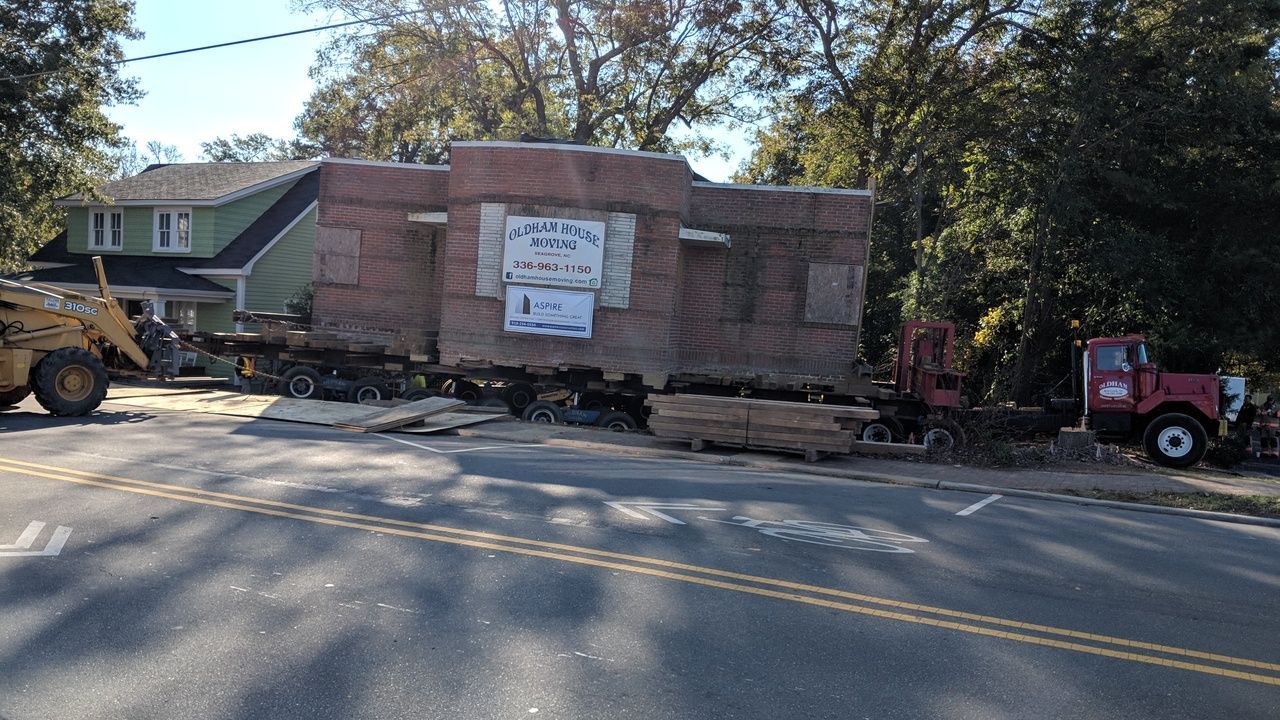 On it's way to it's current location.