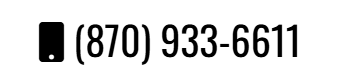 A phone icon next to the text (870) 933-6611.