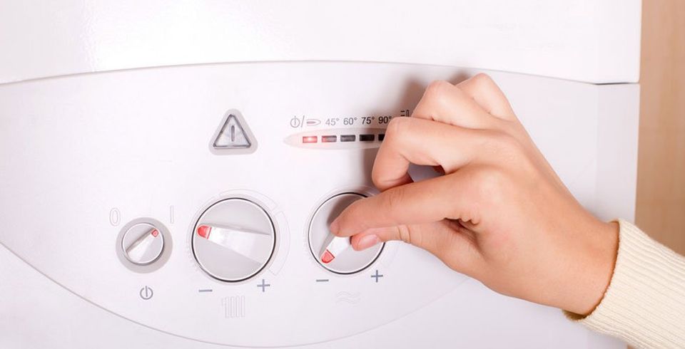adjusting boiler temperature