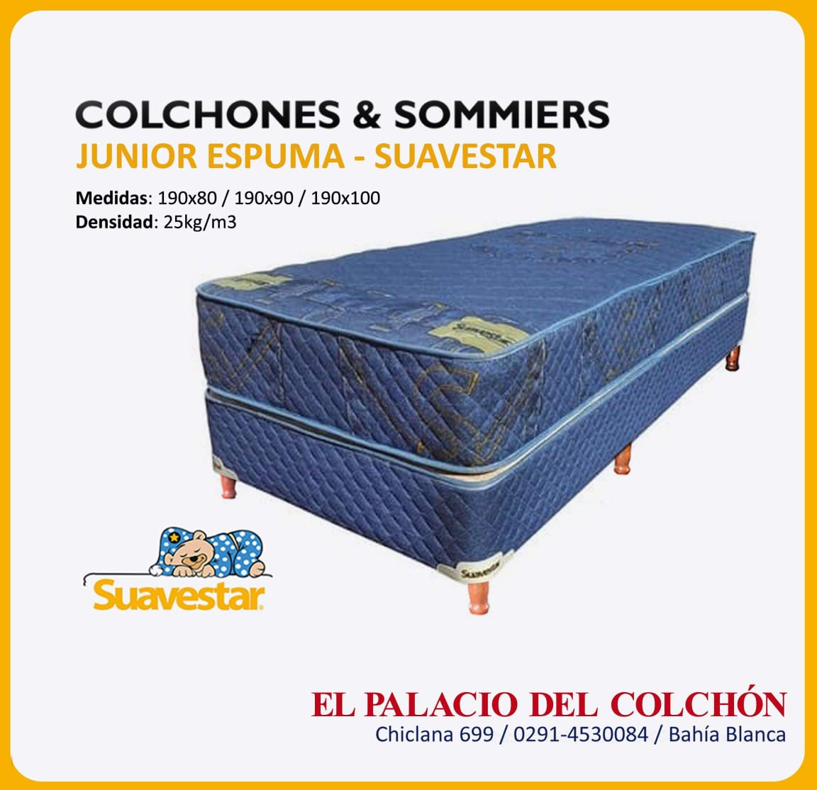 colchones & sommiers junior espuma suavestar.