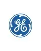 GE logo: blue circle with swirling design around intertwined 