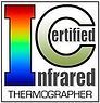 A certified infrared thermographer logo on a white background.