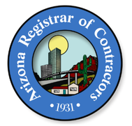 An arizona registrar of contractors seal from 1931