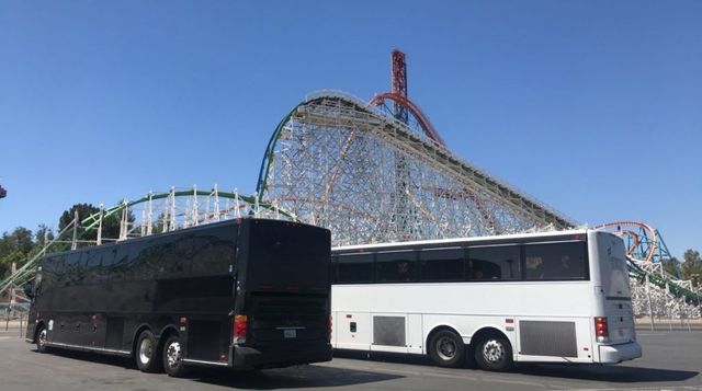 Amusement Partk Trip Bus Charter & Rental